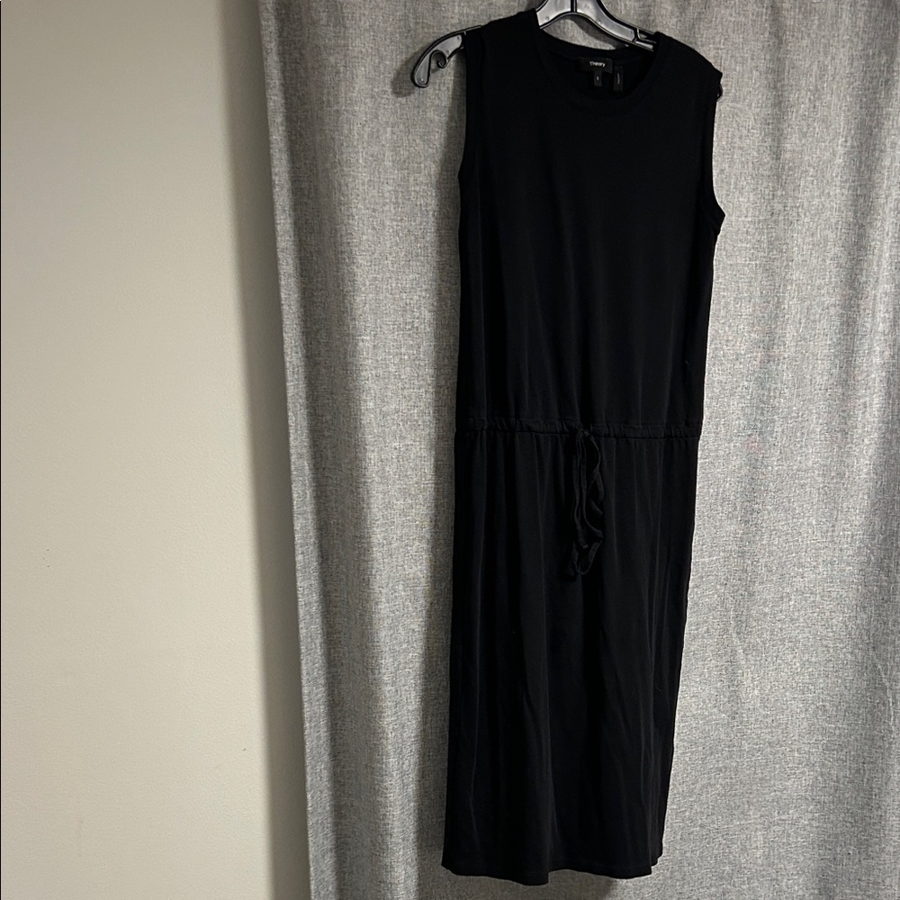 Theory Black Sleeveless Dress